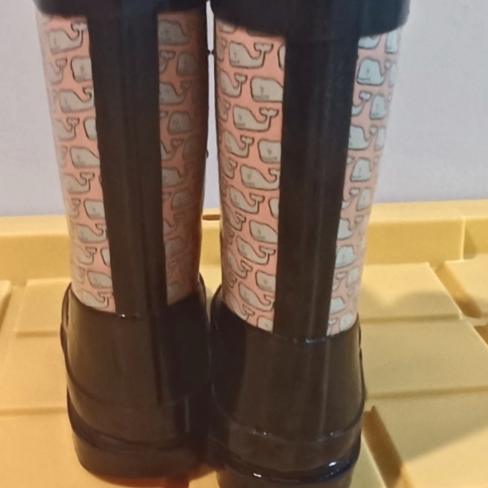 Vineyard Vines Baby Girl rain boots size 12 - Picture 3 of 5